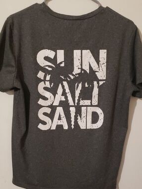 Sun Salt Sand Graphic Tee - Charcoal